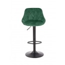 Стул барный HALMAR H101 темно-зеленый/черный